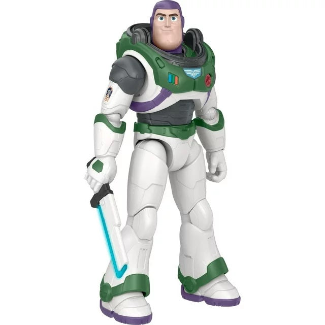 Toy Story Buzz Lightyear Talking Action Figure 12" H w/ Laser Blade - Lights & Sounds