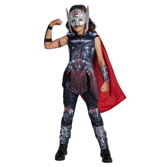 Mighty Thor Costume for Kids Girls – Lady Thor Love and Thunder Dress Up Set