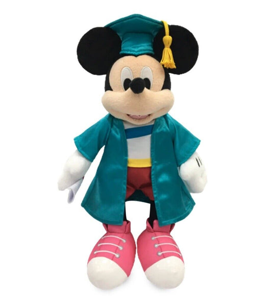 Disney Mickey Mouse Graduation Plush Toy Doll 14" H 2021