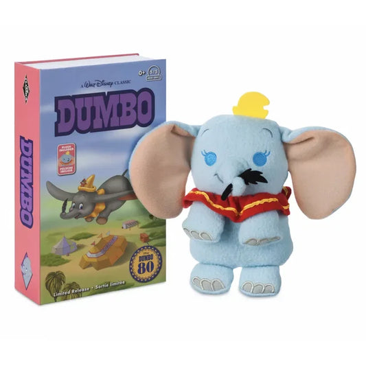 Disney Dumbo Plush Stuffed Animal in VHS Case - Collectible