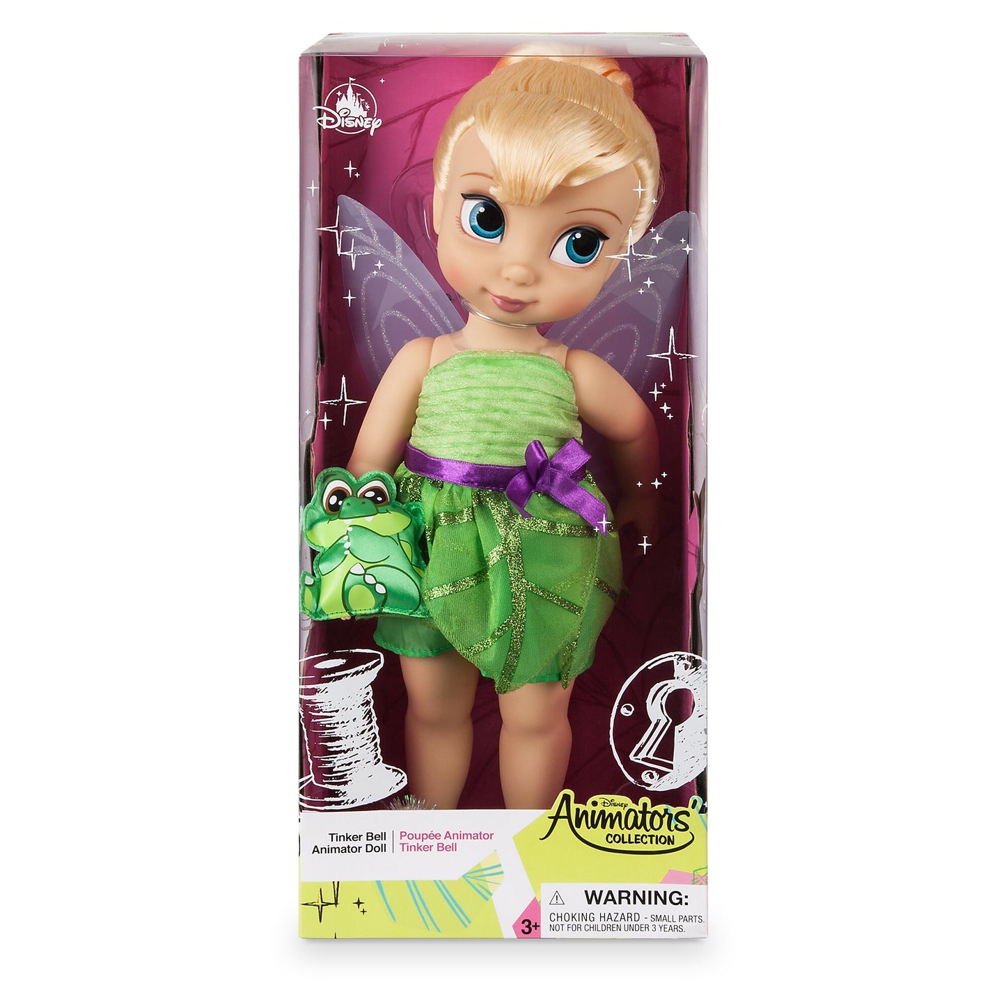 Disney Animators Collection Tinker Bell Doll – Peter Pan – 16'' H