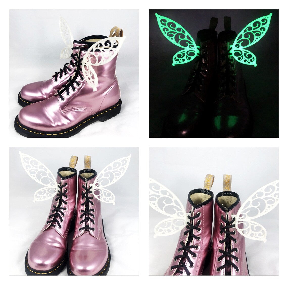 3D Fairy Wings For Shoes Boots Skates Costume Accessory Dress Up - Tinkerbell Disney Inspired