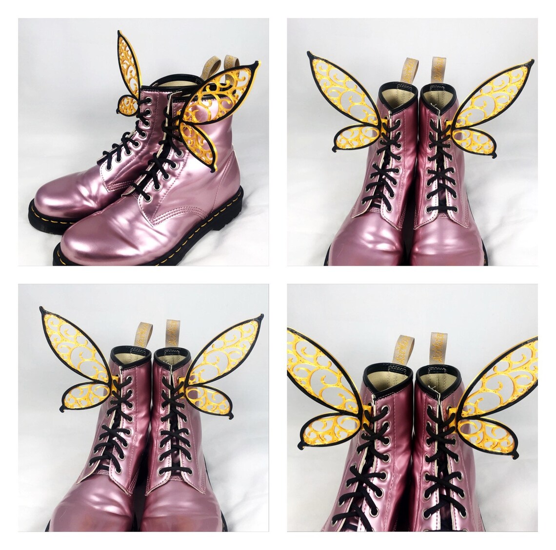 3D Fairy Wings For Shoes Boots Skates Costume Accessory Dress Up - Tinkerbell Disney Inspired