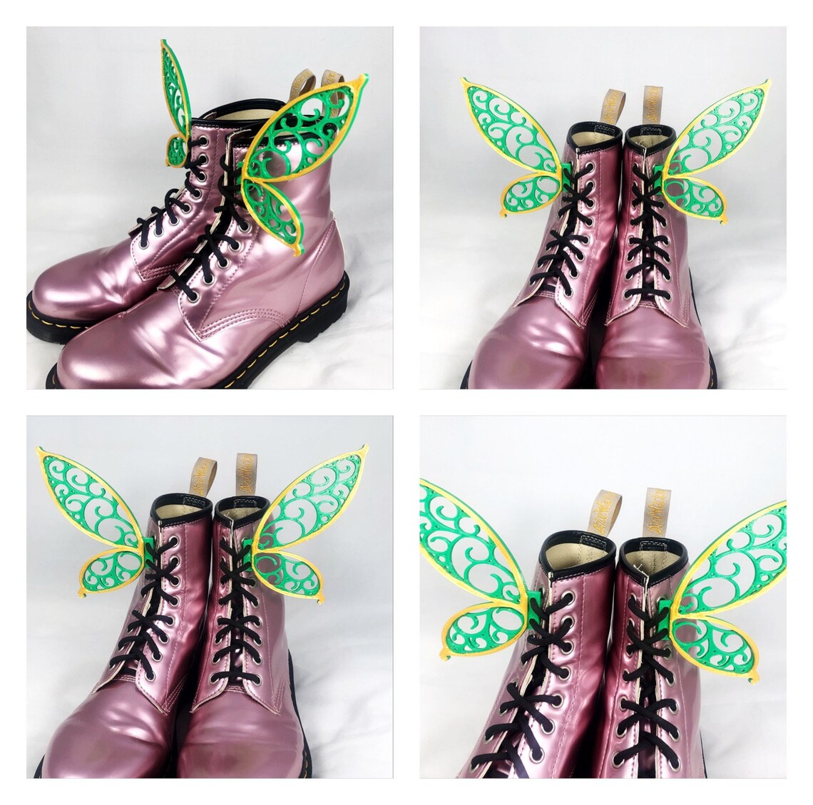 3D Fairy Wings For Shoes Boots Skates Costume Accessory Dress Up - Tinkerbell Disney Inspired