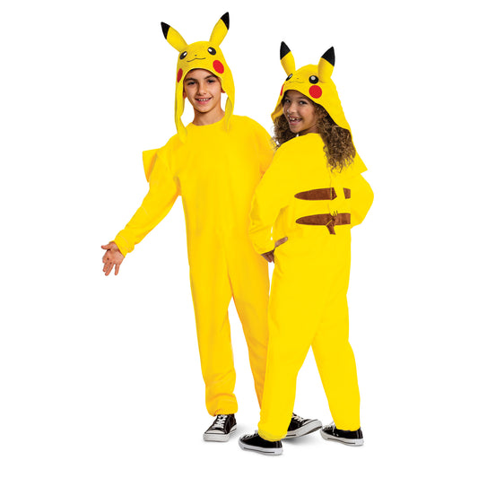 Pokemon Unisex Youth Pikachu Deluxe Costume Size Large 10-12