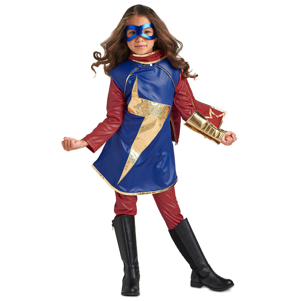 Disney Ms. Marvel Costume Set for Girls - Avengers Super Hero Dress Up