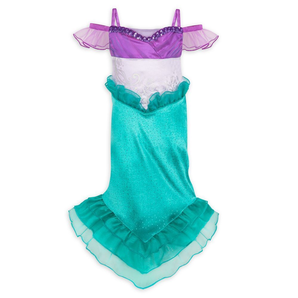 Disney Ariel The Little Mermaid 3 Costume Deluxe Dress Set with Accessories for Girls