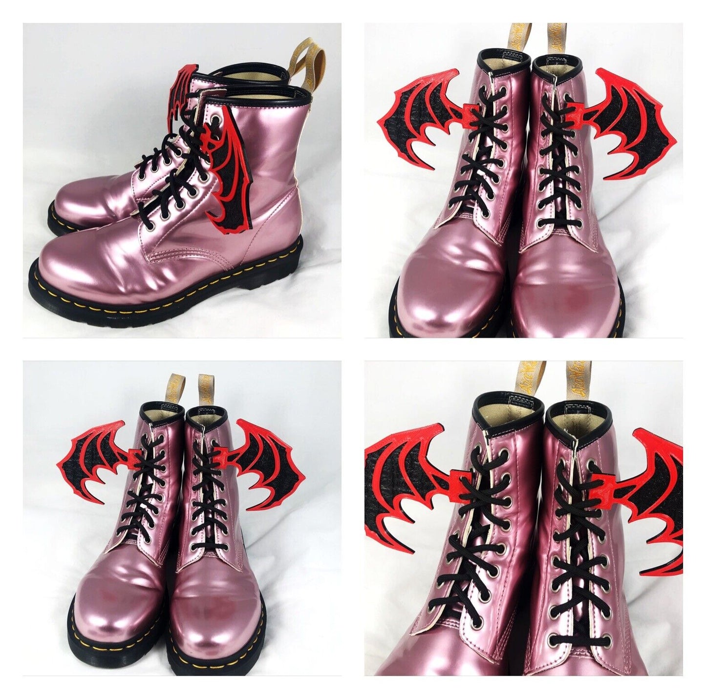 1pc Custom 3D Dragon Wings For Shoes Boots Accessory Halloween Costume Dress Up