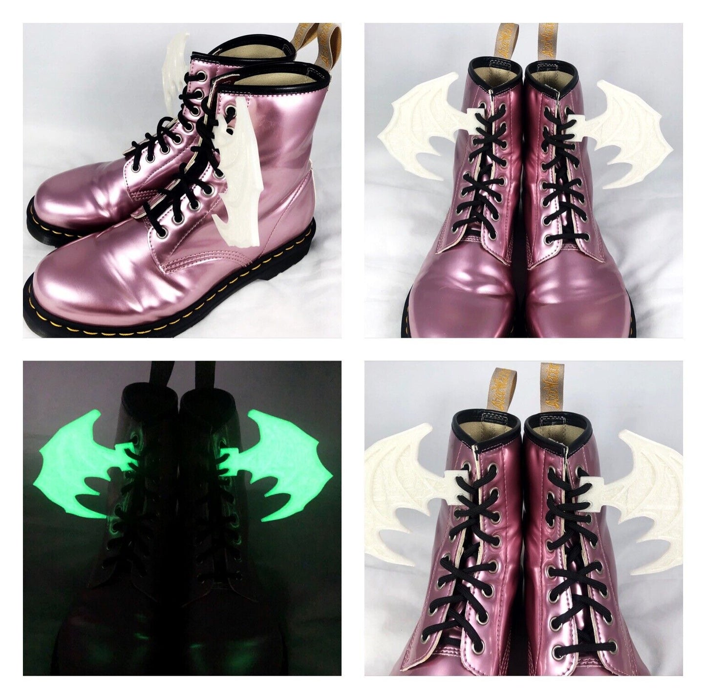 1pc Custom 3D Dragon Wings For Shoes Boots Accessory Halloween Costume Dress Up