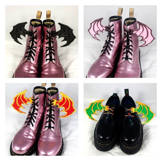 1pc Custom 3D Dragon Wings For Shoes Boots Accessory Halloween Costume Dress Up