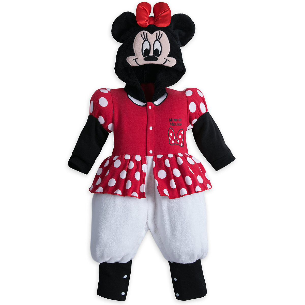 Disney Store Minnie Mouse Costume Romper Bodysuit Outfit Dress Up for Baby