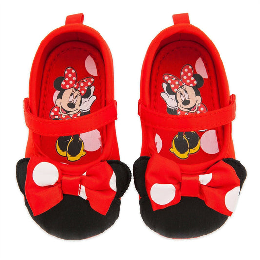 Minnie Mouse Red Polka Dot Baby Costume Soft Shoes