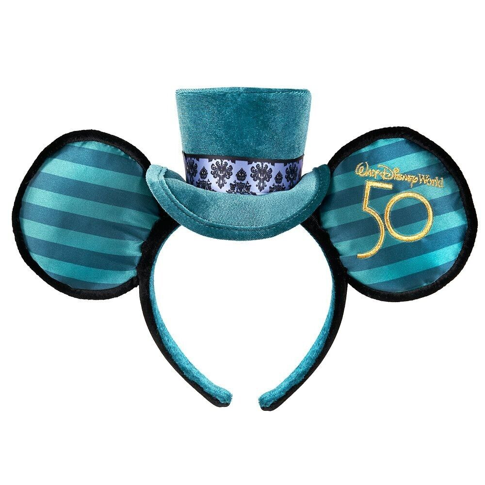 Mickey Mouse Haunted Mansion Main Attraction Ear Headband for Adults Theme Park Costume Dress Up