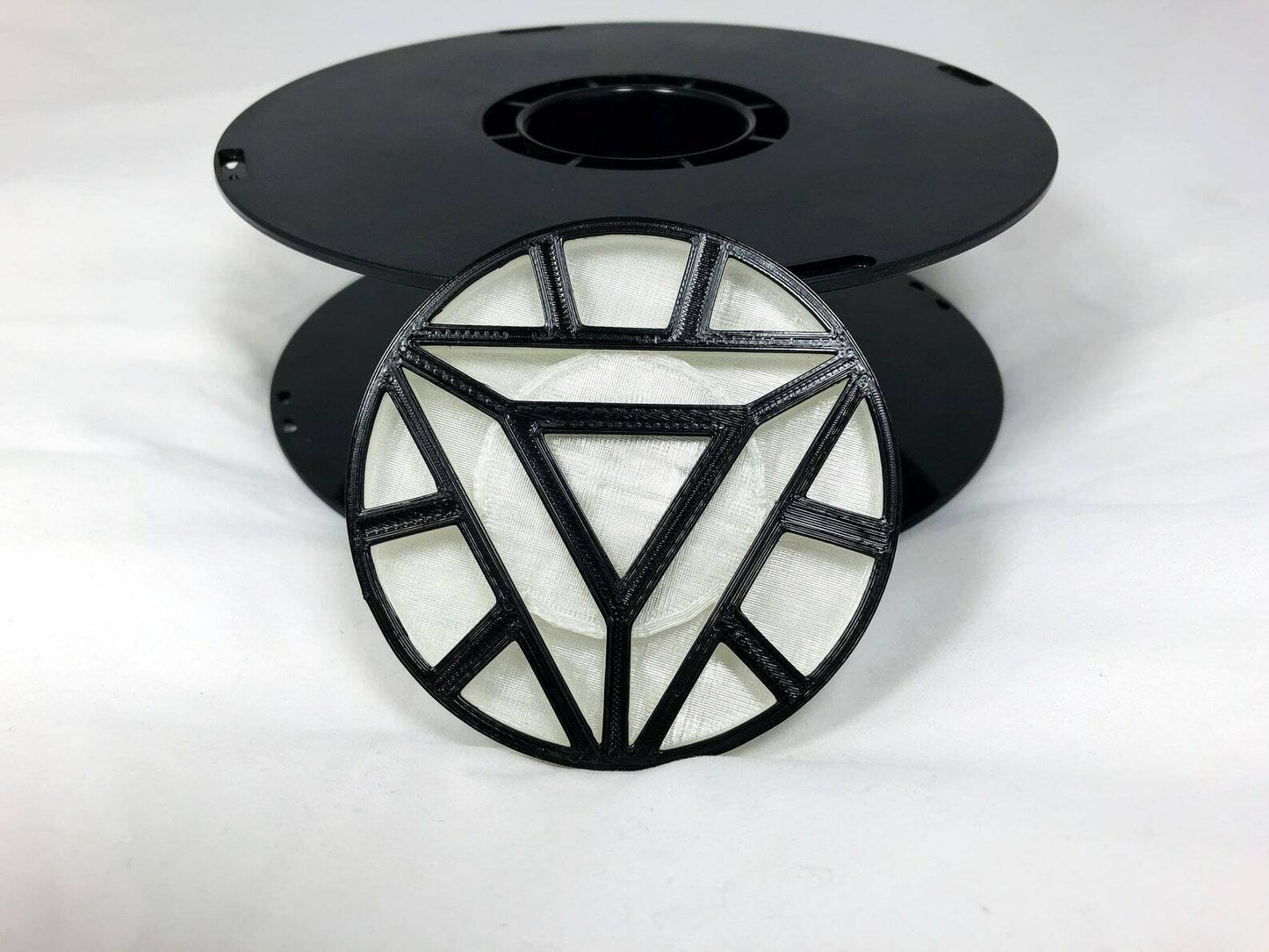 3D Iron Man Arc Reactor Custom Magnetic Chest Piece Glow in Dark + Free UV Light