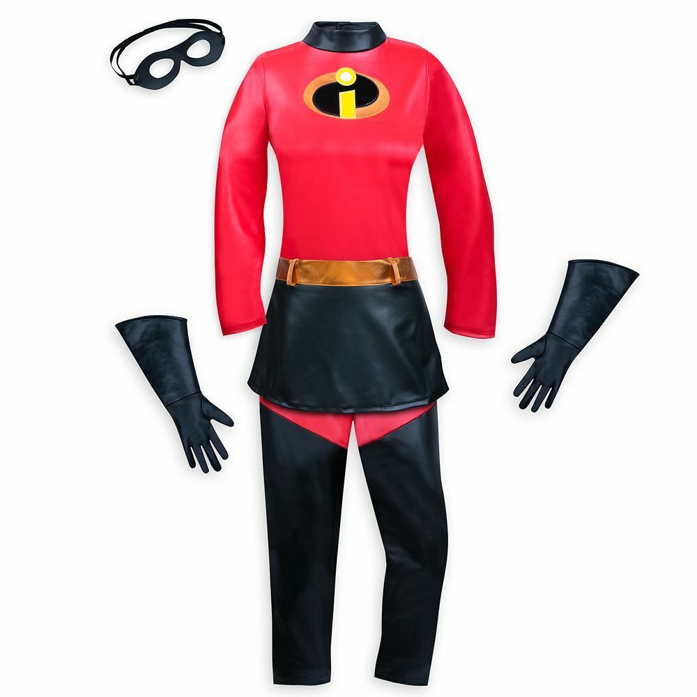 Mrs. Incredible Elastigirl Costume Womens Dress Up Size L/XL