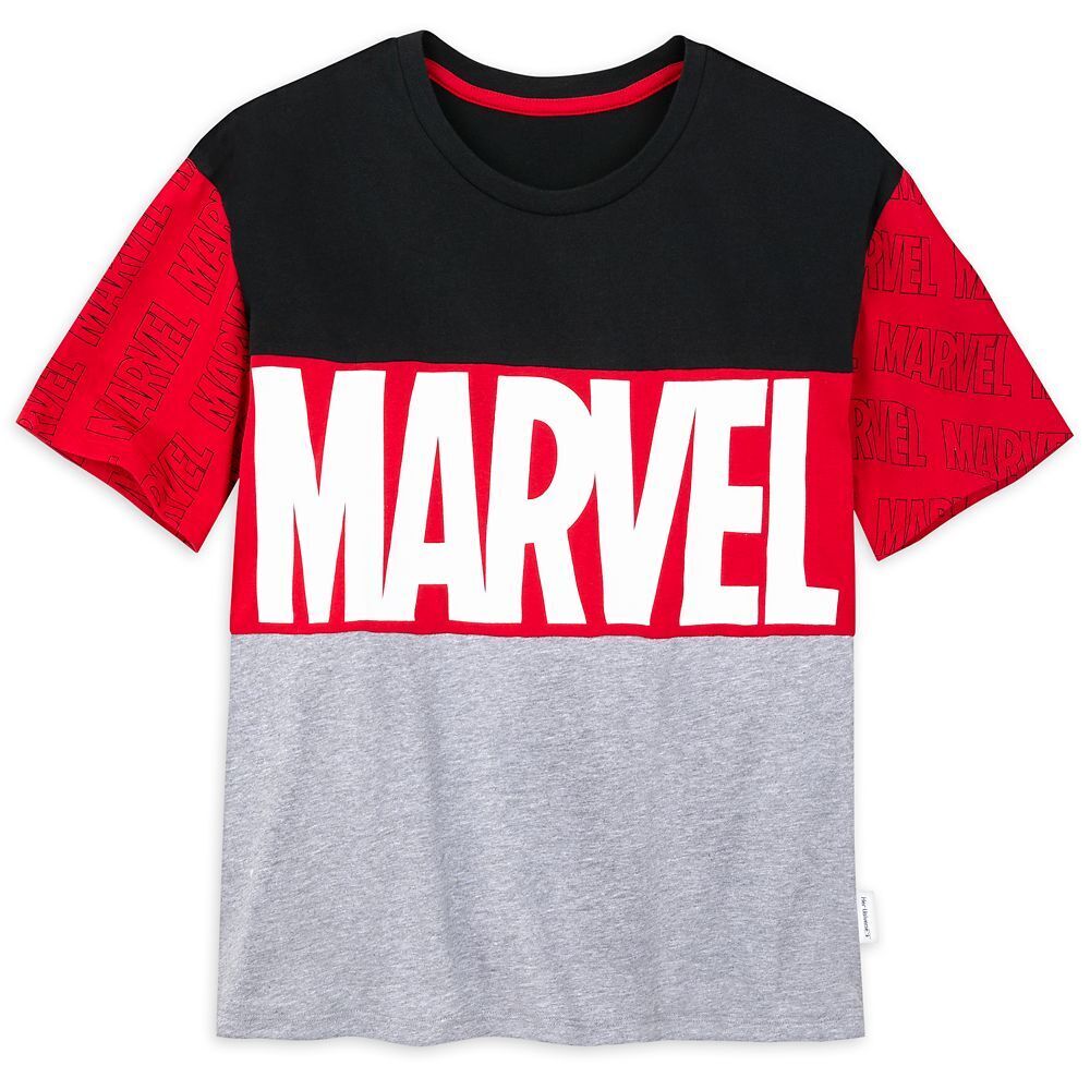 Disney Marvel Logo Fashion T-Shirt for Women by Our Universe Size Medium