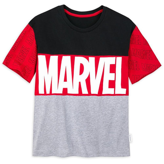 Disney Marvel Logo Fashion T-Shirt for Women by Our Universe Size Medium