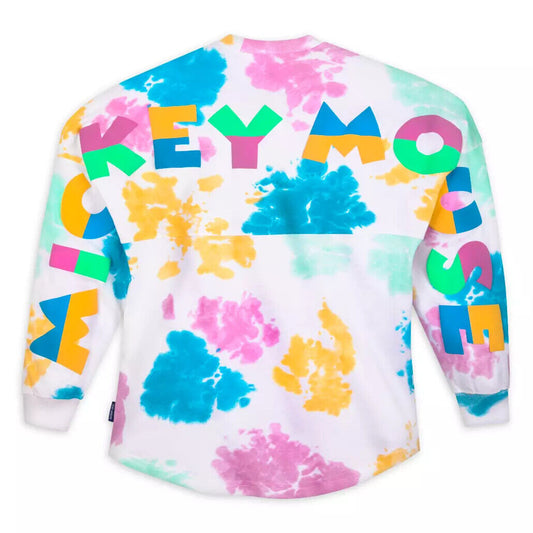 Disney Parks Authentic Tie Dye Mickey Mouse Spirit Jersey for Adults