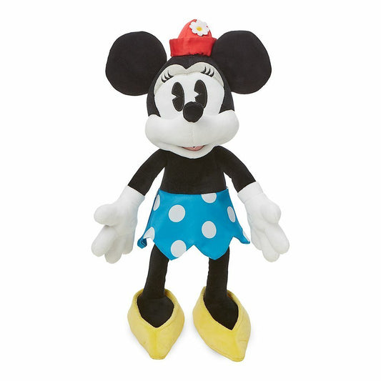 Minnie Mouse Classic Blue Dress Plush Toy Doll 19" H Stuffed Animal