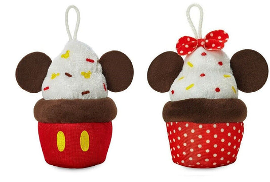 Disney Mickey & Minnie Mouse 2pc Plush Cupcake Set Toys