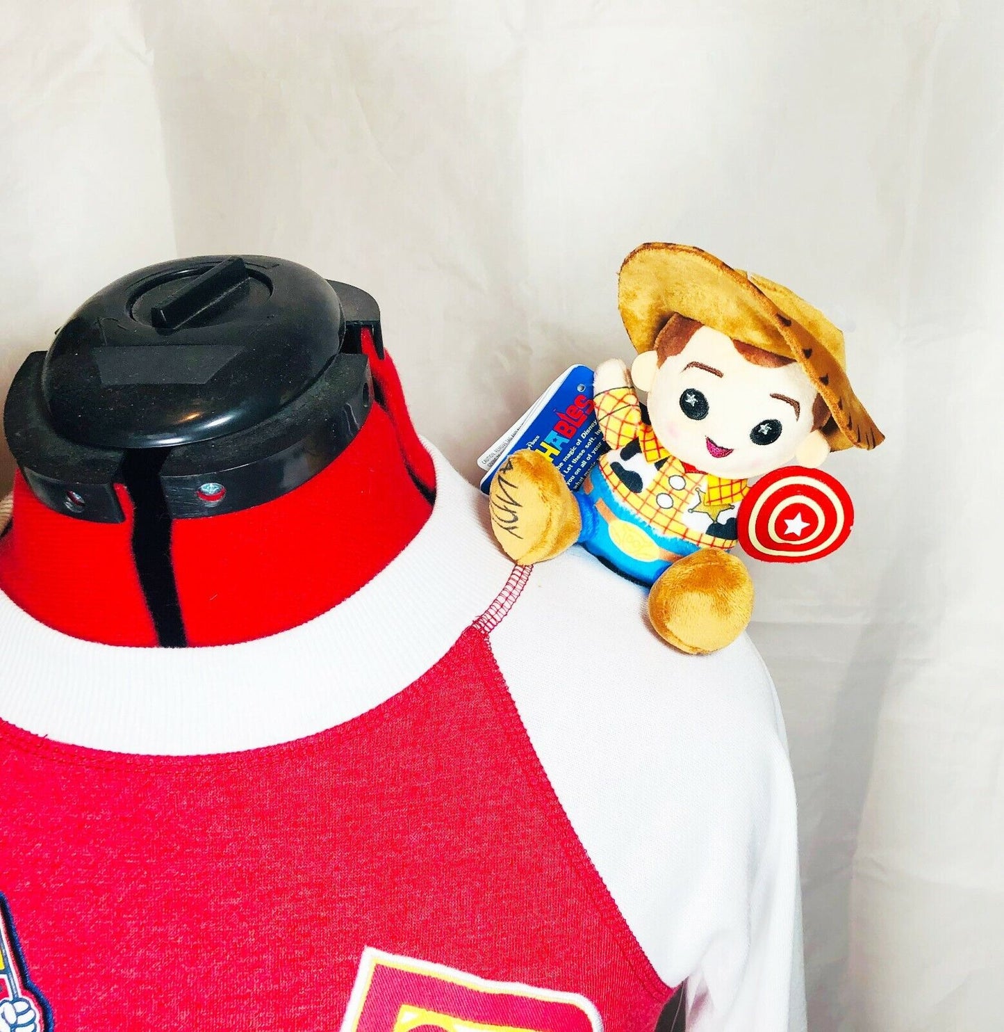 Disney Sheriff Woody Toy Story Custom Magnetic Shoulder Pal Plush Accessory