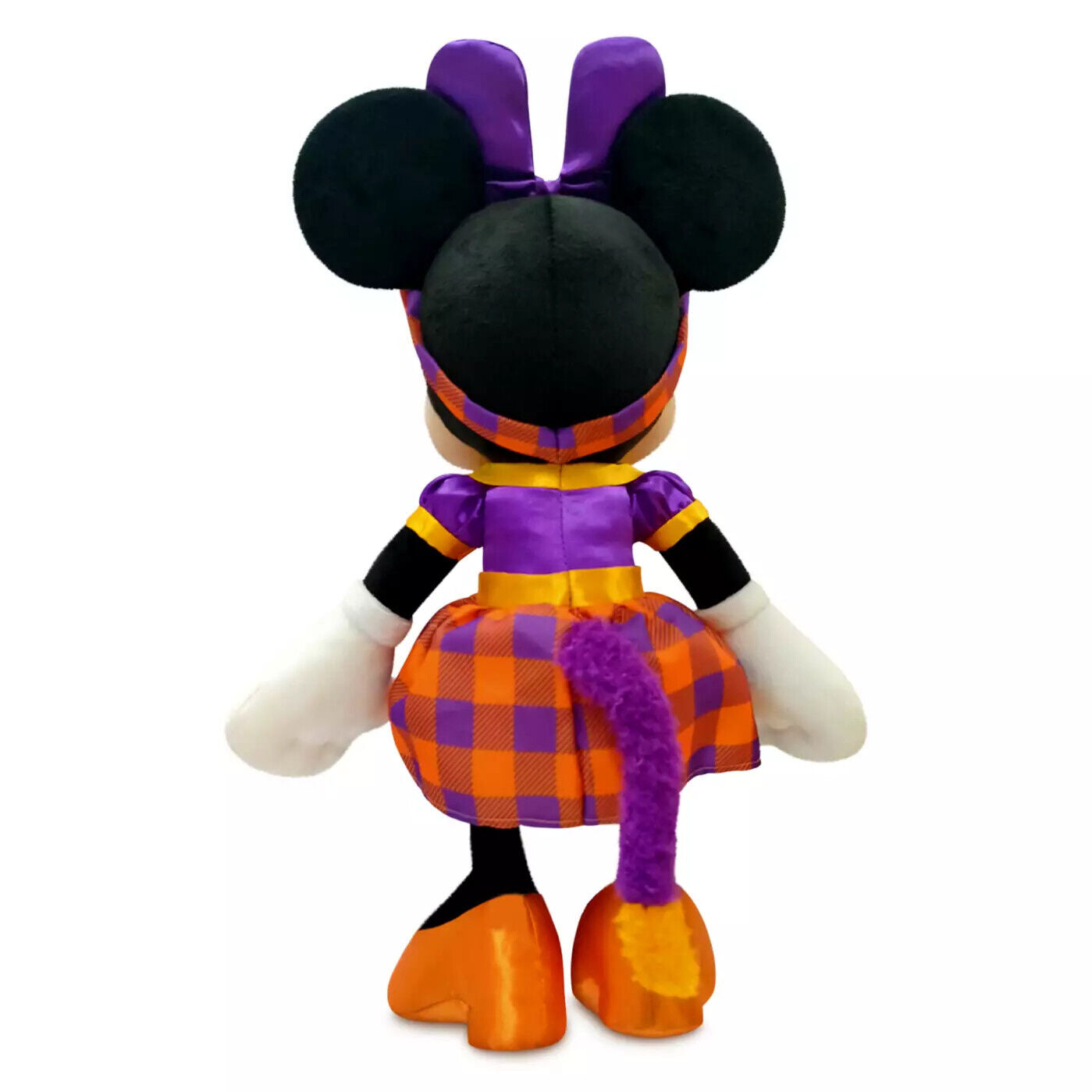 Disney Minnie Mouse Halloween Plaid Costume Outfit Plush Stuffed Toy 15" H