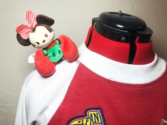 Disney Minnie Mouse Holiday Custom Magnetic Shoulder Pal Plush Kid Adult Accessory