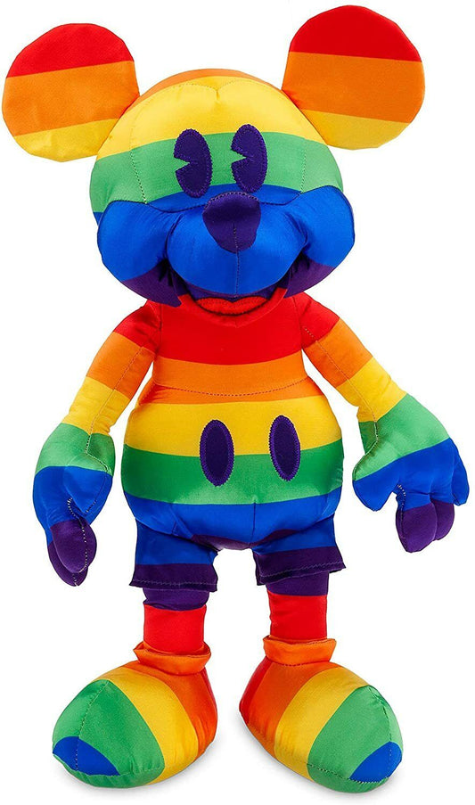 Disney Mickey Mouse Rainbow Collection Plush Doll Toy Stuffed Animal 15 1/2" H
