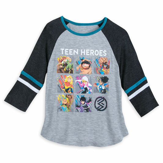 Disney Marvel Rising Teen Heroes Top T Shirt for Girls