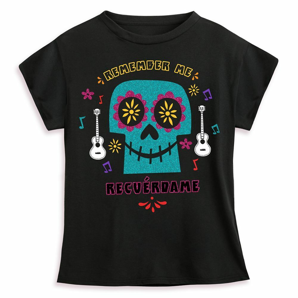 Disney Coco " Remember Me " Girls T Shirt Tee For Kids