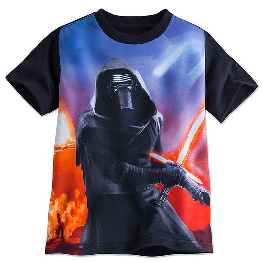 Star Wars Kylo Ren Screen Art Boys T Shirt Tee