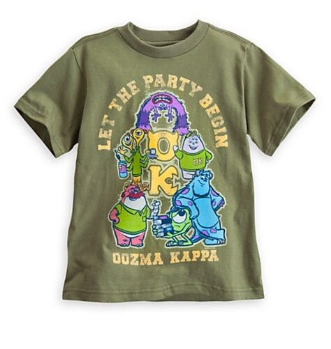 Disney Monsters University Oozma Kappa Boys Shirt Size 4