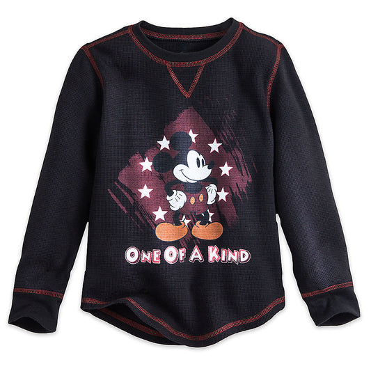 Disney Mickey Mouse Long Sleeve Thermal Shirt Tee for Kids