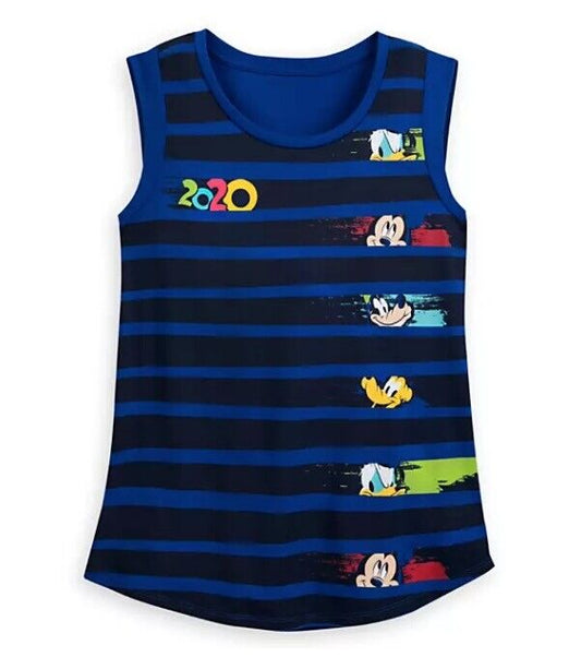 Mickey Mouse & Friends Tank Top for Women Walt Disney World Shirt Size Small