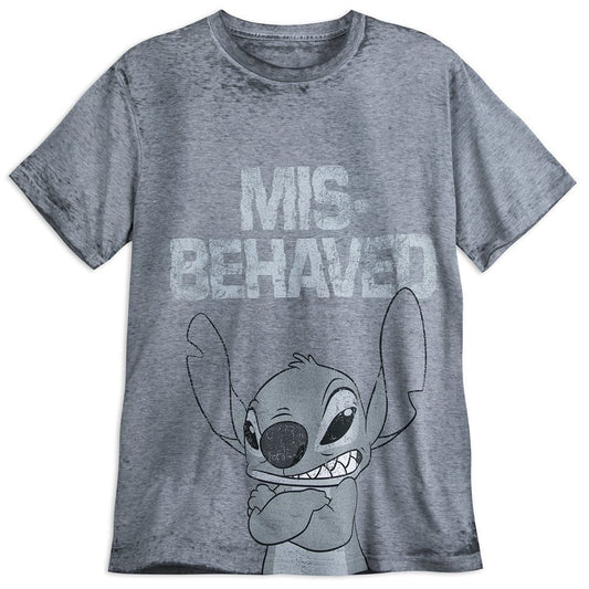 Disney Lilo and Stitch - Stitch "Mis-Behaved" Mens T Shirt Tee Size Small