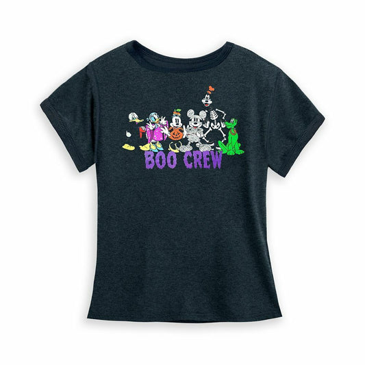 Disney Mickey Minnie & Friends Halloween Girls T Shirt - Glow in the Dark