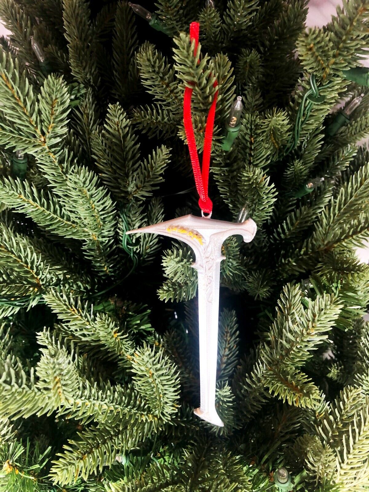 3D Lord of the Rings Inspired Holiday Christmas Ornaments Custom Homemade LOTR