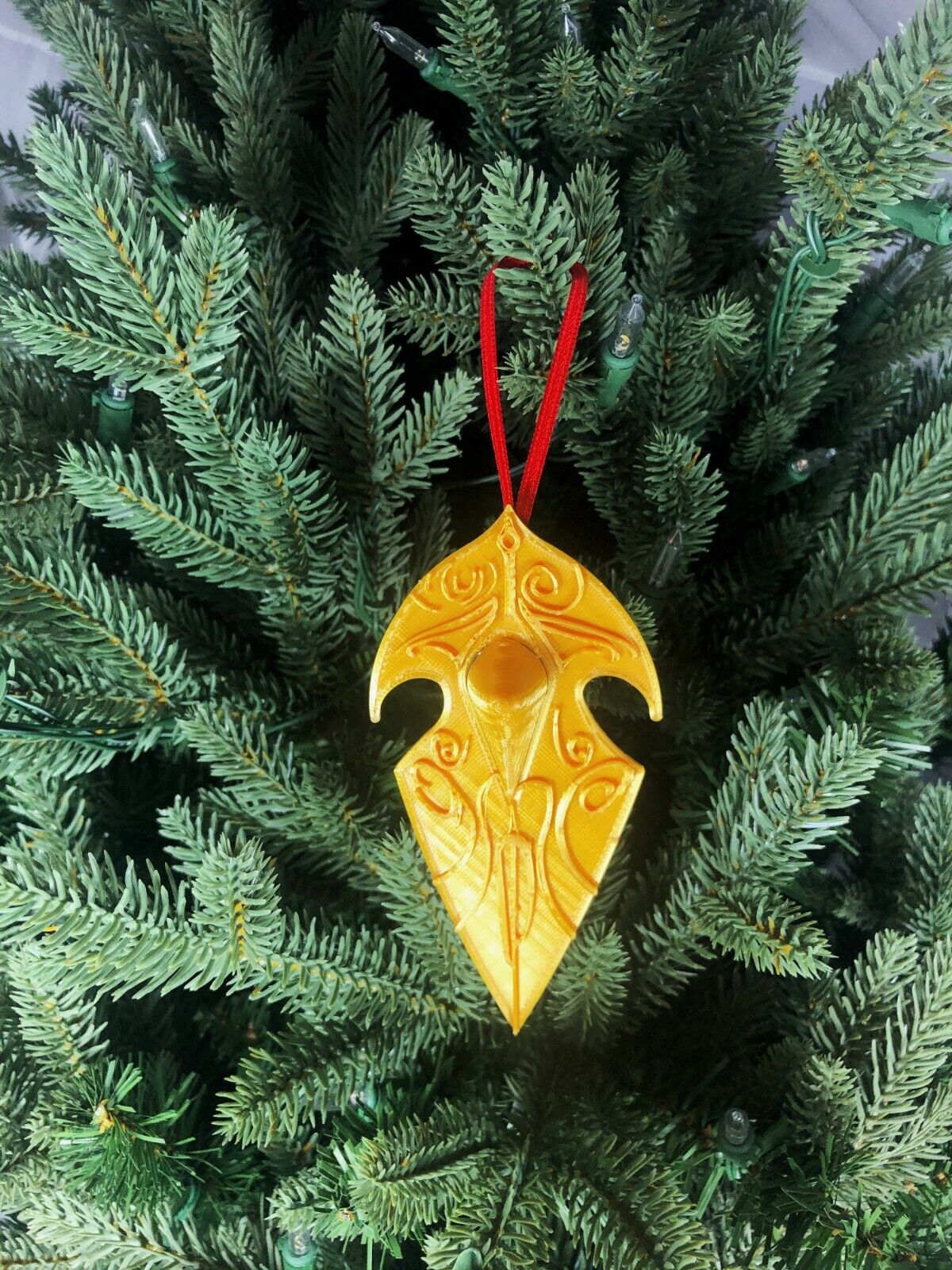 3D Lord of the Rings Inspired Holiday Christmas Ornaments Custom Homemade LOTR