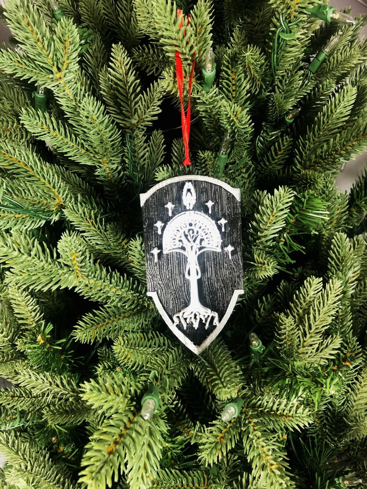 3D Lord of the Rings Inspired Holiday Christmas Ornaments Custom Homemade LOTR