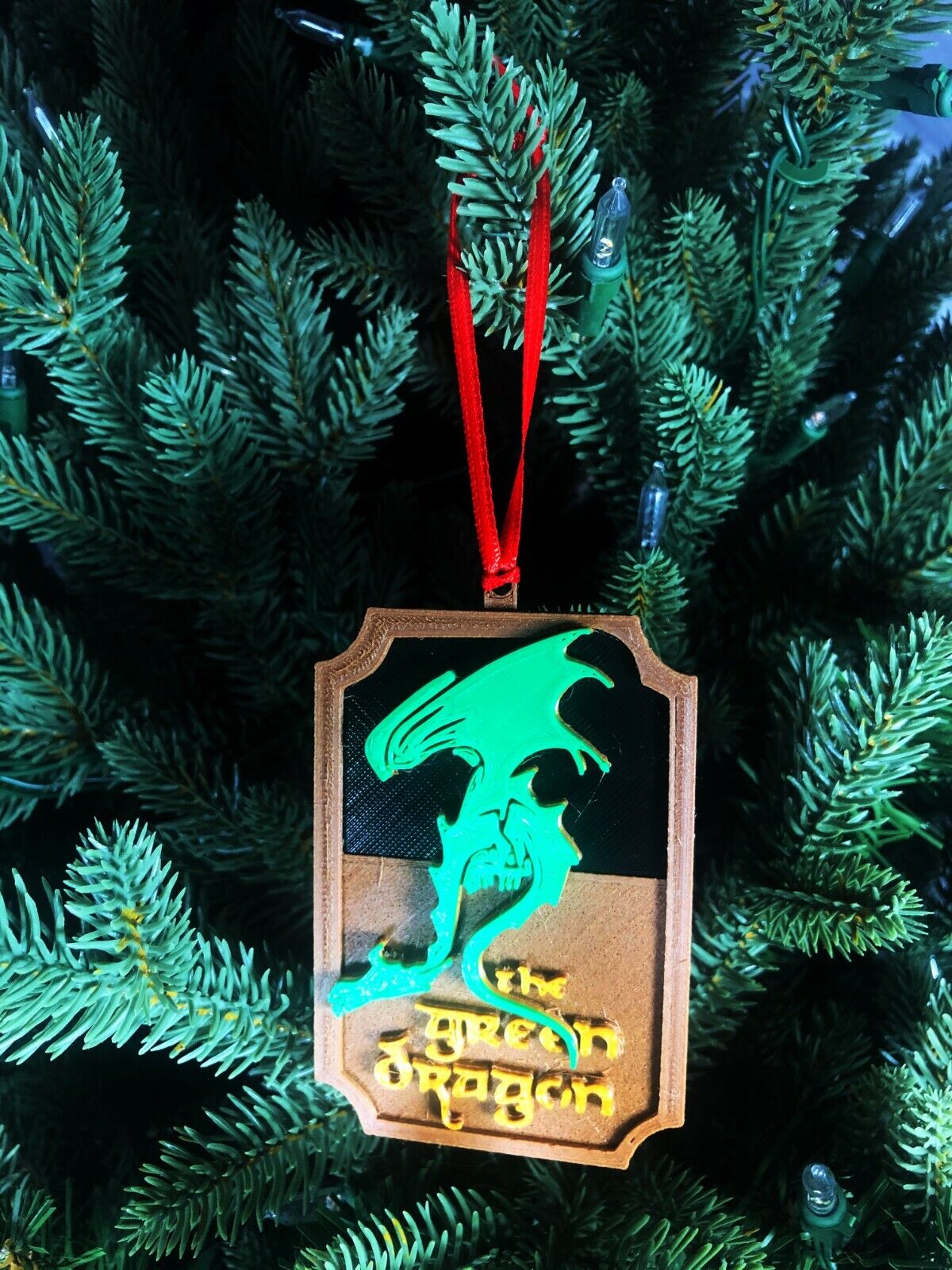 3D Lord of the Rings Inspired Holiday Christmas Ornaments Custom Homemade LOTR