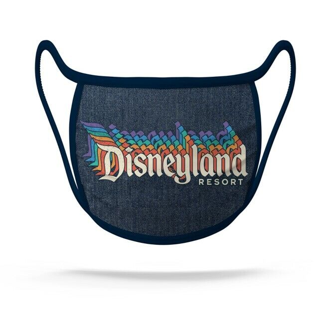 Disney Cloth Face Mask 2 Pack Disneyland 1955 Classic Set