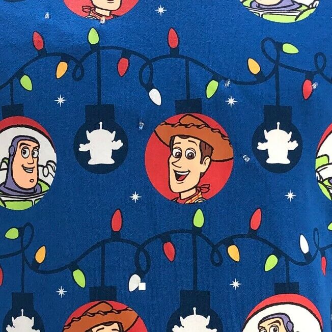 Toy Story Buzz Woody Light Up Holiday Christmas Sweater for Adults