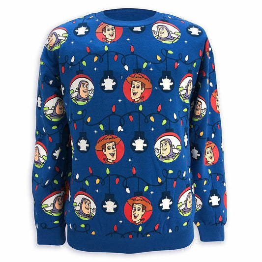 Toy Story Buzz Woody Light Up Holiday Christmas Sweater for Adults