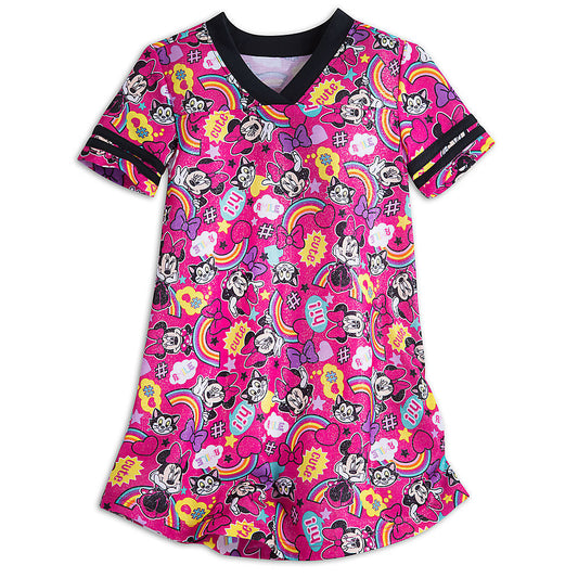 Minnie Mouse Cute NightGown Nightshirt PJ's Girls Toddler Size 2