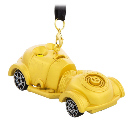 Star Wars C-3PO Racer Race Car Christmas Ornament Figure