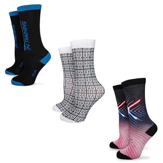 Star Wars 3pc Sock Set for Kids Boys Girls - Lightsaber