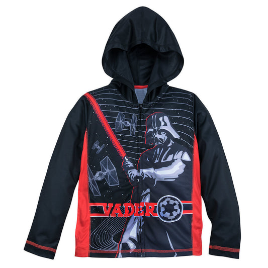 Star Wars Darth Vader Hooded Zip Jacket for Boys Size XS 4-5