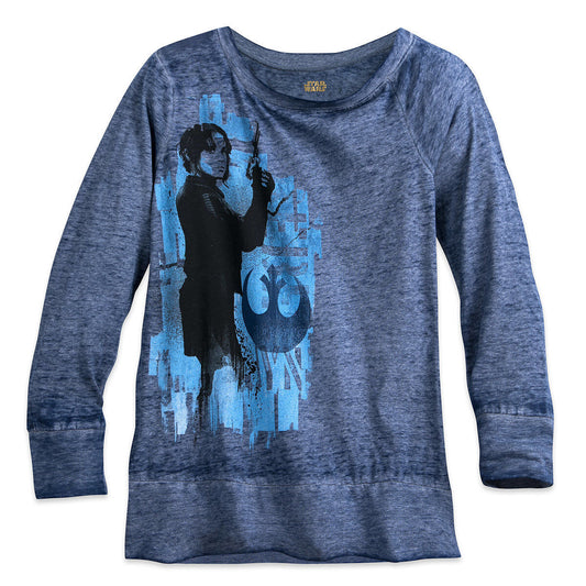 Star Wars Rogue One Jyn Erso Long Sleeve T Shirt for Women Size Medium