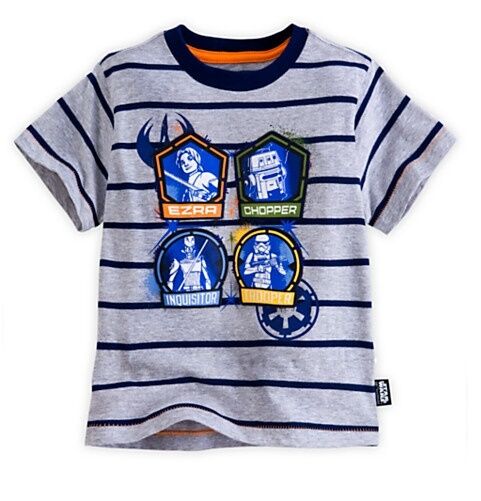 Star Wars Rebels T Shirt Tee Boys Size 4 - Ezra Chopper Inquisitor Stormtrooper