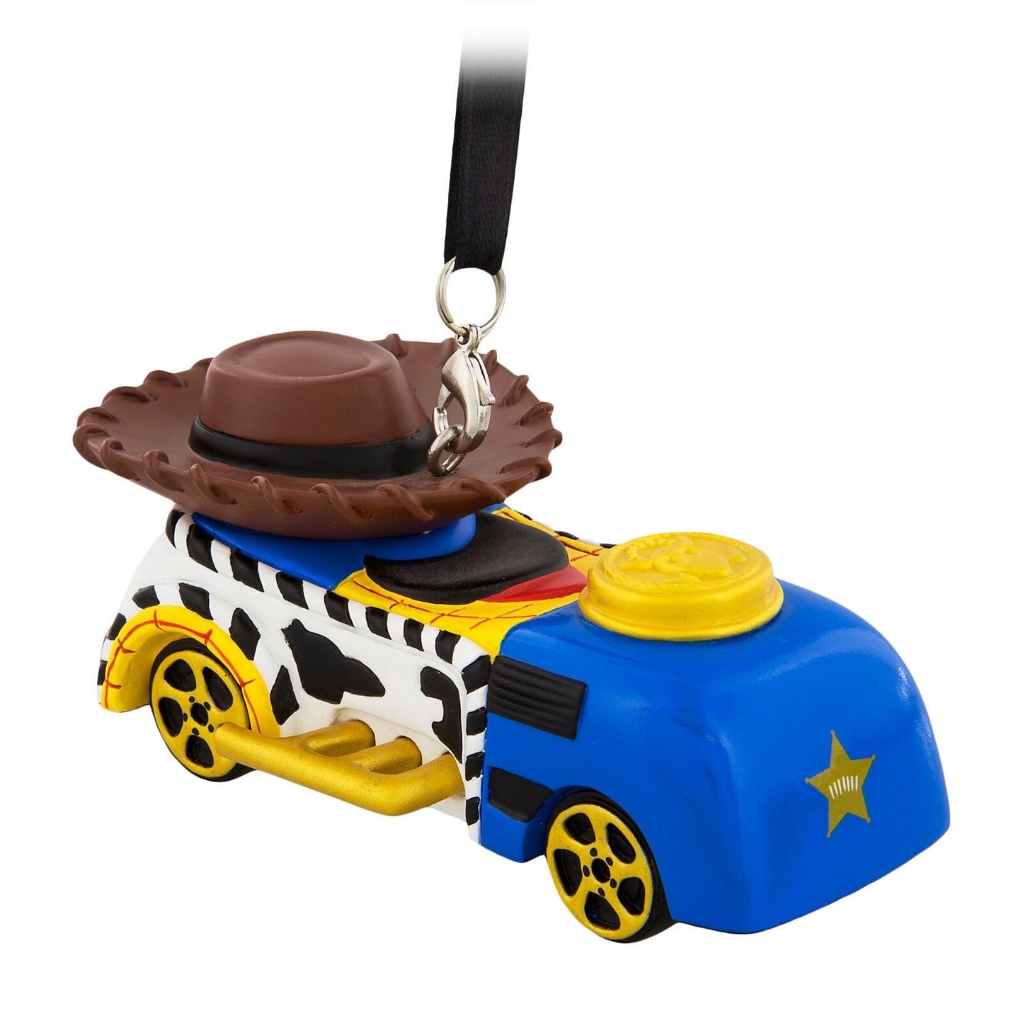 Disney Pixar Toy Story Sheriff Woody Racer Race Car Christmas Holiday Ornament